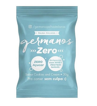 Palha Italiana Zero Açúcar - Cookies & Cream