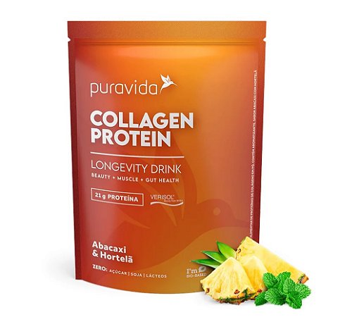 Collagen Protein Abacaxi & Hortelã - 450g
