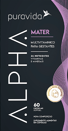 Alpha Mater MULTINUTRIENTES PARA GESTANTES 60 cáps.