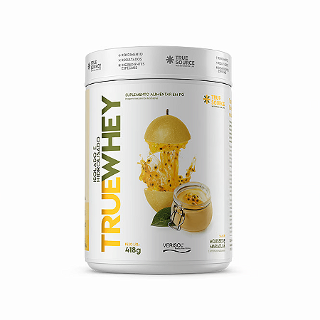 True Whey Protein Mousse de Maracujá 418g True Source