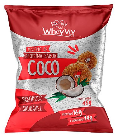 Biscoito Wheyviv - Coco - 45g