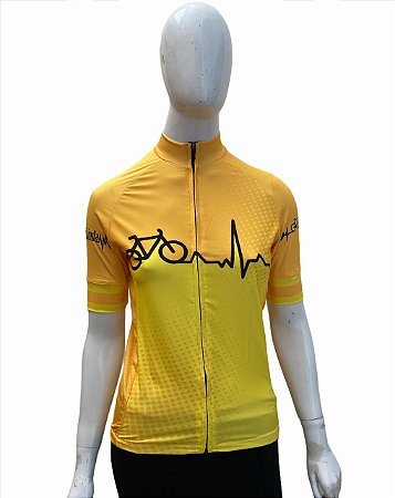 Camisa Ciclismo Cardio Amarelo