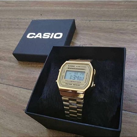 kit c/ 10 Relógio Casio Retro vintage + caixa da marca