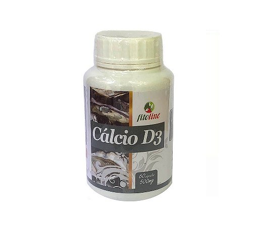 Cálcio + Vitamina D3 500mg 60 Cápsulas