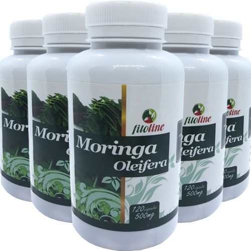 10x Moringa Oleifera 500mg 120 Cápsulas