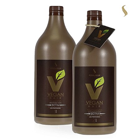 KIT TRATAMENTO VEGAN HAIR ORGÂNICO SEM FORMOL 1000ML