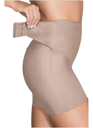 Short Modelador C/reforço Abdominal Alta Compressão Discreto