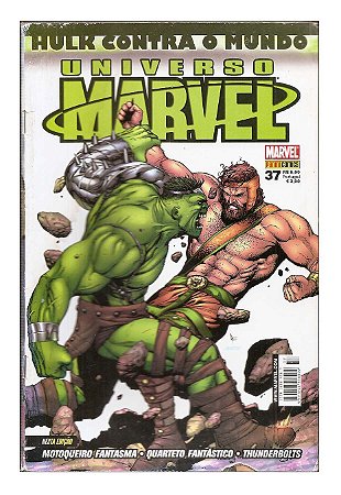 Hq Hulk Contra o Mundo Universo Marvel Nº 37