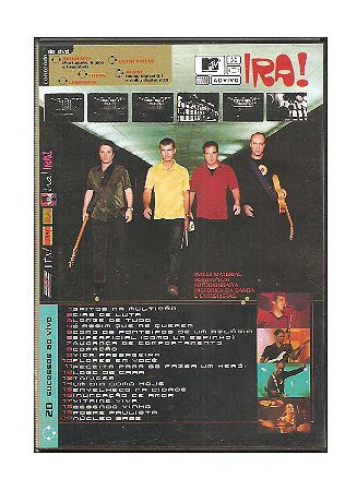 Dvd Ira - MTV Ao Vivo Ira!