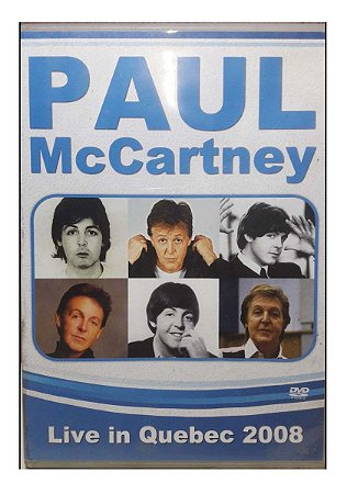 Dvd Paul McCartney Live In Quebec 2008