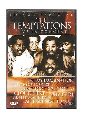 Dvd The Temptations - Live in Concert