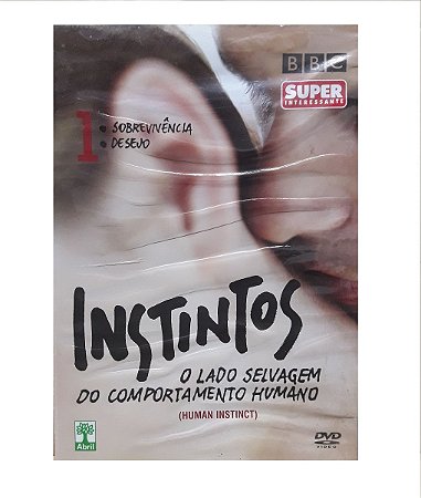 Dvd Instinto, o Lado Selvagem do Comportamento humano 1 & 2