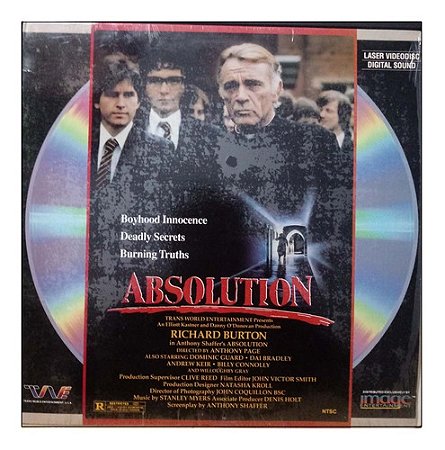 Laserdisc Absolution - Richard Burton, Dominic Guard, Dai Br