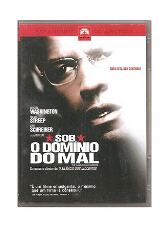 Dvd Sob o Domínio do Mal - Jonathan Demme, Denzel Washington