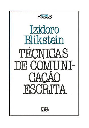 Técnica de Comunicação Escrita - Izidoro Blikstein