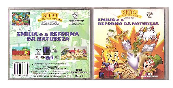 Cd-rom Sítio do Pica-Pau - Emília e a Reforma da Natureza