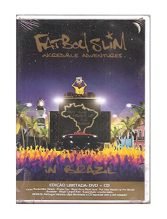 Cd & Dvd Fat Boy Slim - Incredible Adventures  In Brazil