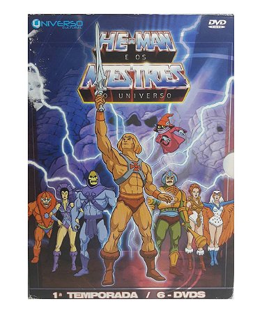 DVD He-man e os Mestres do Universo 1ª Temporada Box 6 Dvd's