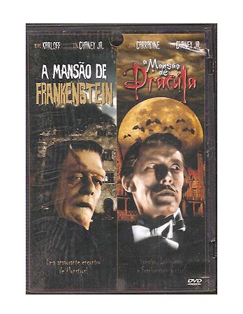 Dvd A Mansão de Frankenstein & A Mansão de Drácula - Boris