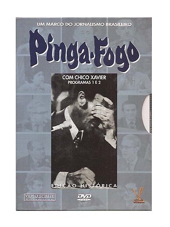 DVD Duplo - Pinga-fogo  - Chico Xavier - Programas 1-2