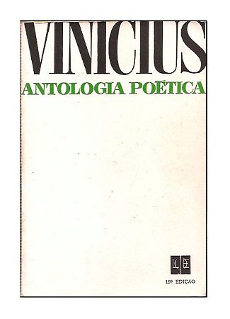 Antologia Poética - Vinicius de Moraes