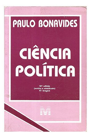 Paulo Bonavides - Ciência Política - 10a Edição