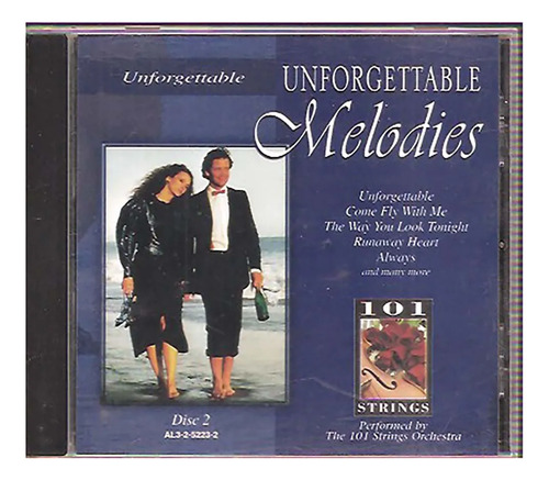 Cd Unforgettable Melodies Disco 2 - 101 Strings Estandar