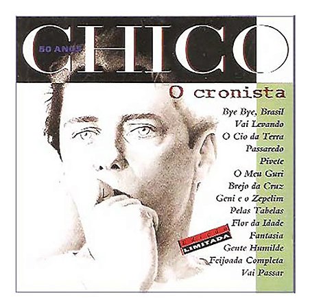 Cd Chico Buarque - O Cronista Edição Limitada
