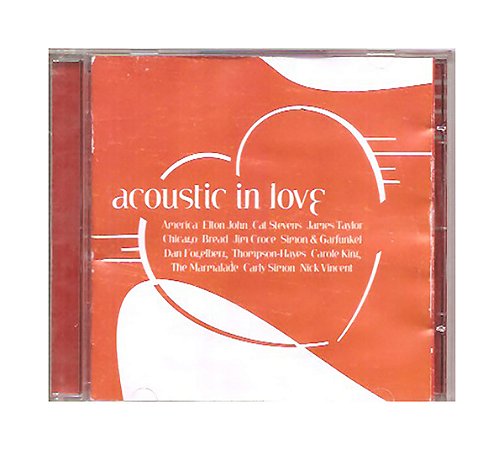 Cd Acoustic In Love - Bread, América, Cat Stevens, outros