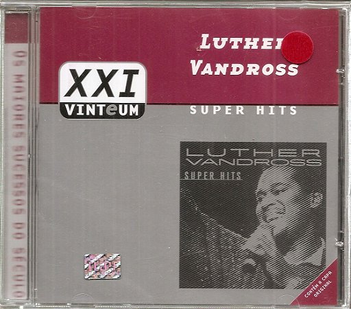 Cd Luther Vandross - Super Hits ( XXi Vinteum  Série )