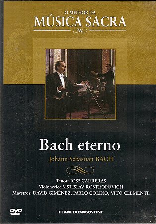 Dvd José Carreras - O Melhor da Música Clássica Bach Eterno