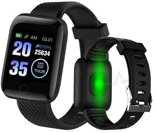Smartwatch Relógio Inteligente D13 Fit Pro - Preto