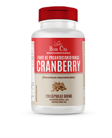 Cranberry (60 CÁPSULAS DE 500mg) - Bom Chá