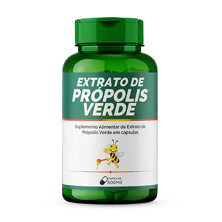 Extrato de Própolis Verde (60/120 Cápsulas de 500mg) - Bio Vittas