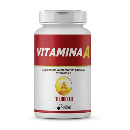 Vitamina A (60/120 Cápsulas de 500mg) - Bio Vittas