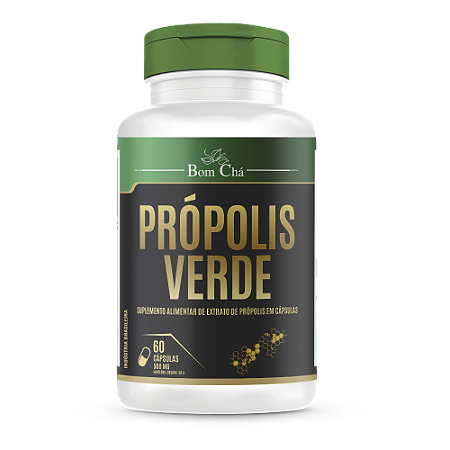 Própolis Verde (60 Cápsulas de 500mg) - Bom Chá
