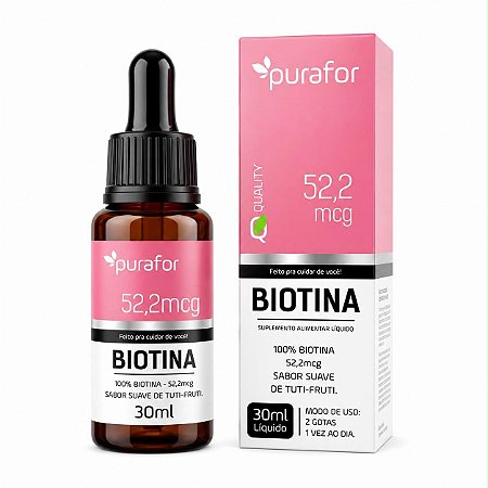 Biotina PuraFor 30ml – 100% Biotina