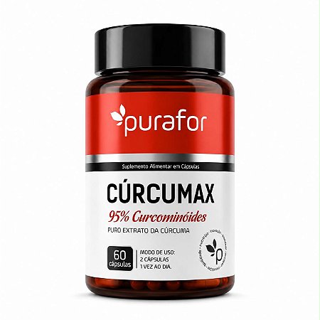 Cúrcuma 95% Curcuminoides PuraFor – 60 Cápsulas