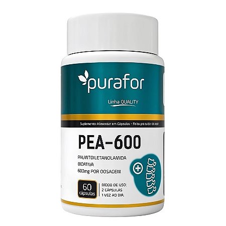 PEA 600mg Palmitoiletanolamida PuraFor – 60 Cápsulas