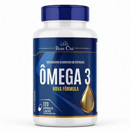 Ômega 3 1400mg Bom Chá Nova Fórmula – 120 Cápsulas