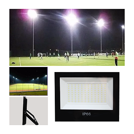 Refletor Holofote Led 6000k Bivolt Ip66 Quadra Campo 400w