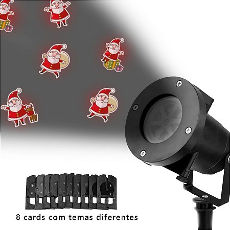 Projetor Led Natal e festas natalinas e Reveillon