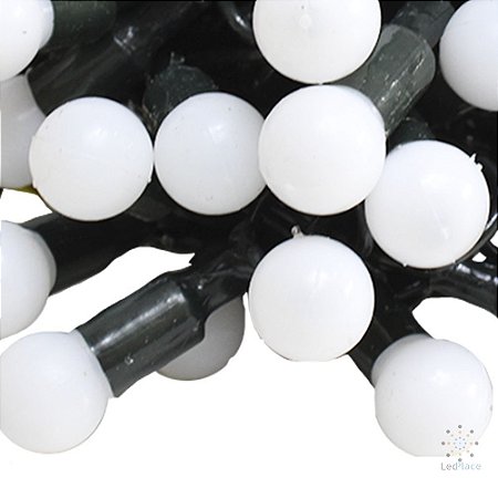 Cordão Pisca Pisca 40 Bolinhas Coloridas Led Decoração 110v