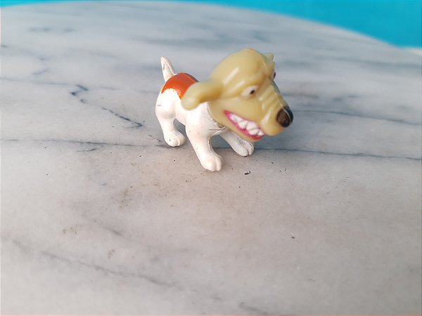 Miniatura de vinil cachorro Milo do Maskara 1994, 3,5 cm comprimento
