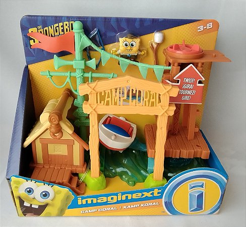 Imaginext, Camp Coral do Bob Esponja, novo.na embalagem lacrada