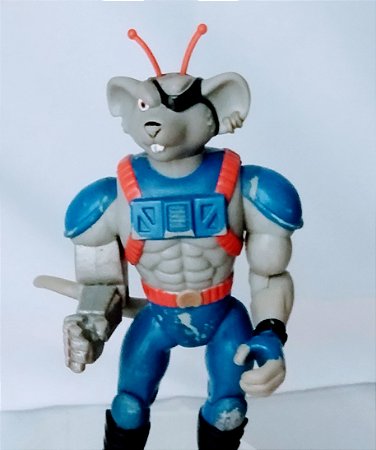 De 1993  Rato motoqueiro de Marte  Galoob, 14 cm, usado