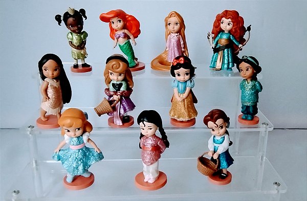 Mini princesas Disney animators Disney store, lote de 11 variadas