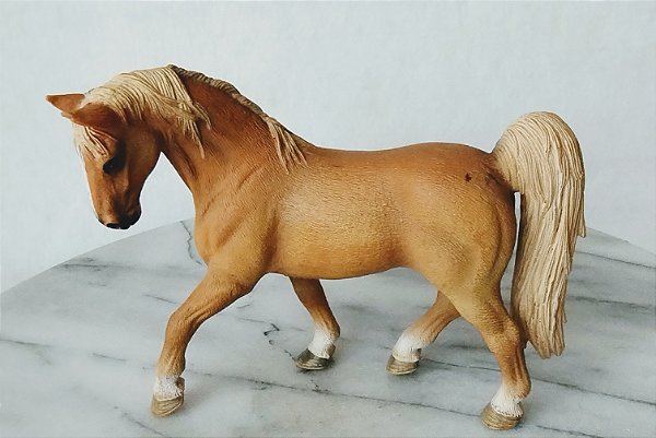 Miniatura de vinil Schleich 2007  Cavalo Tennessee , 13 cm de comprimento l