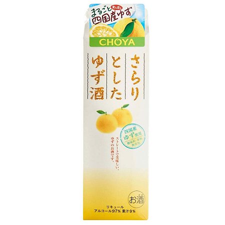 Licor de Yuzu Sarari Choya Pack 1L CI-02