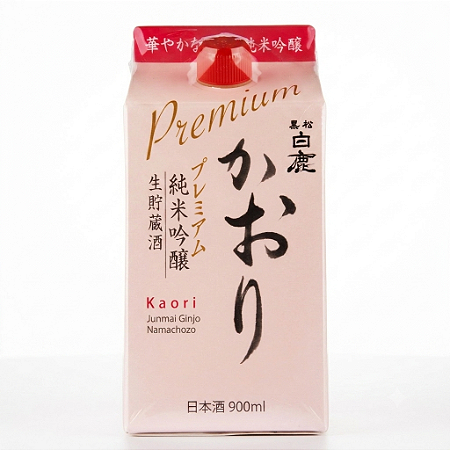 Sake Hakushika Junmai Ginjo Namachozo (Kaori) Pack 900ml CI-02